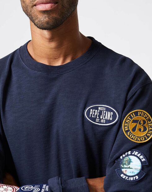 Sweat Isidro bleu marine
