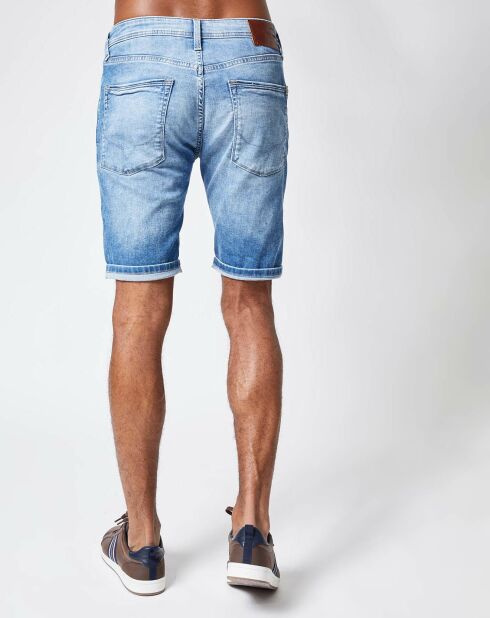 Short Stanley Denim bleu