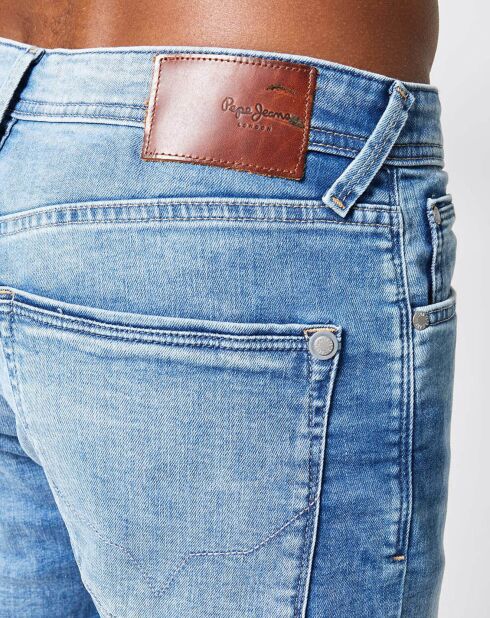 Short Stanley Denim bleu
