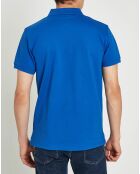 Polo manches courtes bleu
