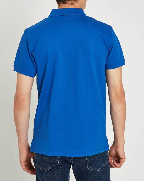 Polo manches courtes bleu
