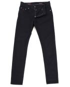 Pantalon ajusté 5 poches marine