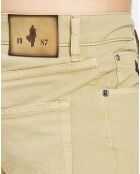 Pantalon stretch Popeline beige