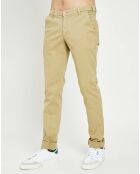 Pantalon Slim Chino beige