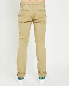 Pantalon Slim Chino beige