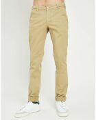 Pantalon Slim Chino beige