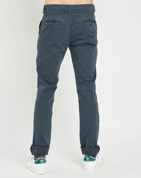 Pantalones chinos ajustados antracita