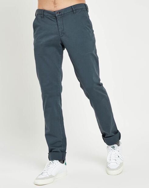 Pantalones chinos ajustados antracita