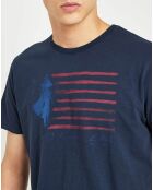 T-Shirt Gentleman Flag marine