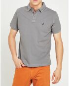 Polo de piqué gris