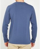T-Shirt col rond bleu denim