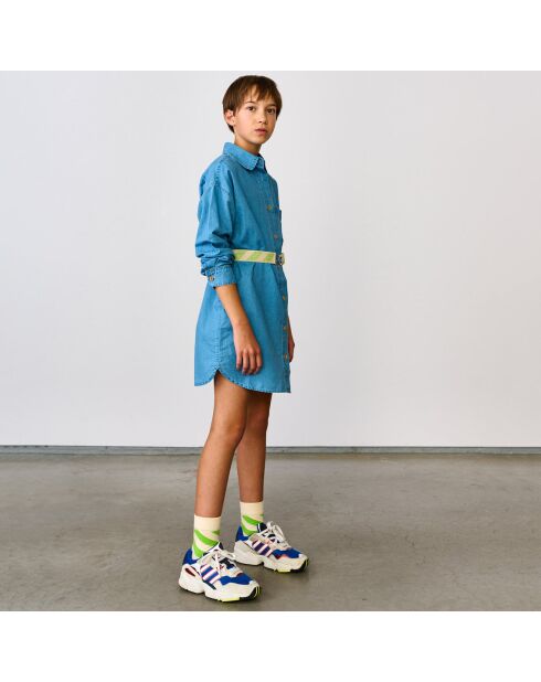 Robe jean en Coton & Lin Approx bleu denim