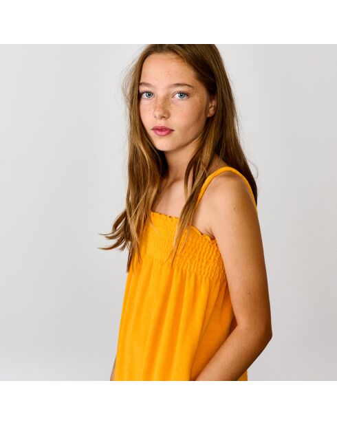 Robe tube mi-longue Canil en Coton mélangé orange vif