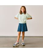 Sweat en Coton molletonné Vajo manches courtes vert pastel