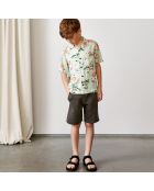 Short 100% Coton biologique Fluk anthracite