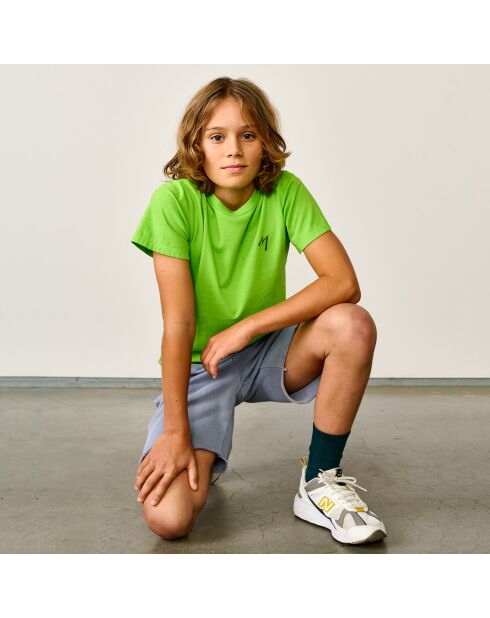 T-Shirt 100% Coton organique Kenny vert acide