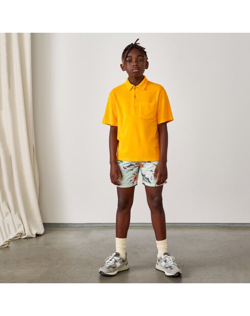 Polo en Coton éponge Clim orange