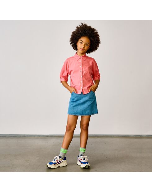 Chemise en Coton mélangé Ave rose