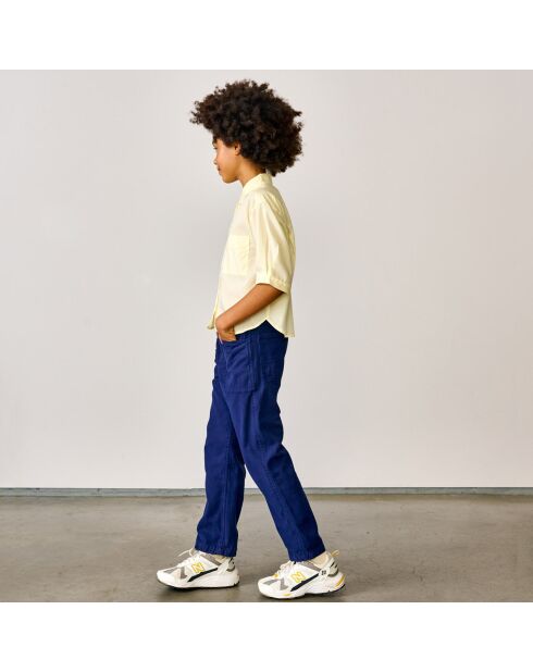 Chemise en Coton mélangé Ave jaune pâle