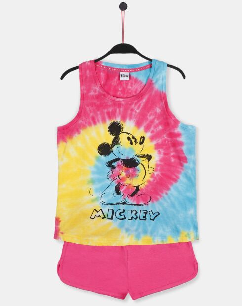Pyjama Mickey Arc-En-Ciel imprimé multicolore
