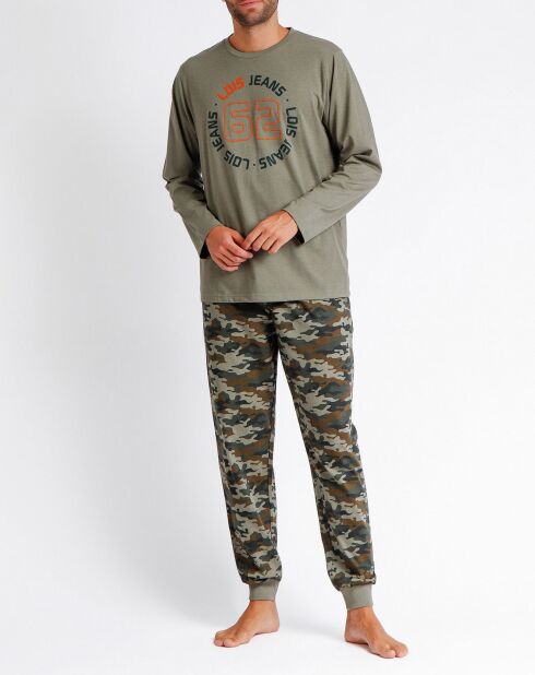 Pyjama Camouflage vert kaki