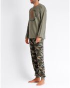 Pyjama Camouflage vert kaki