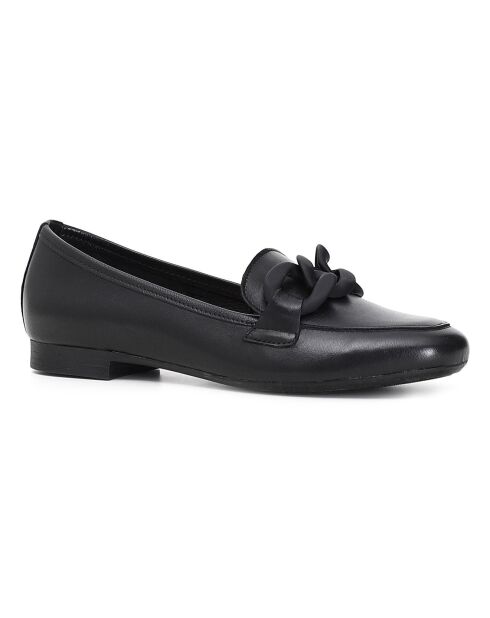 Mocassins en Cuir Ilo noirs