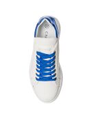 Sneakers en Cuir Ona blanc/bleu