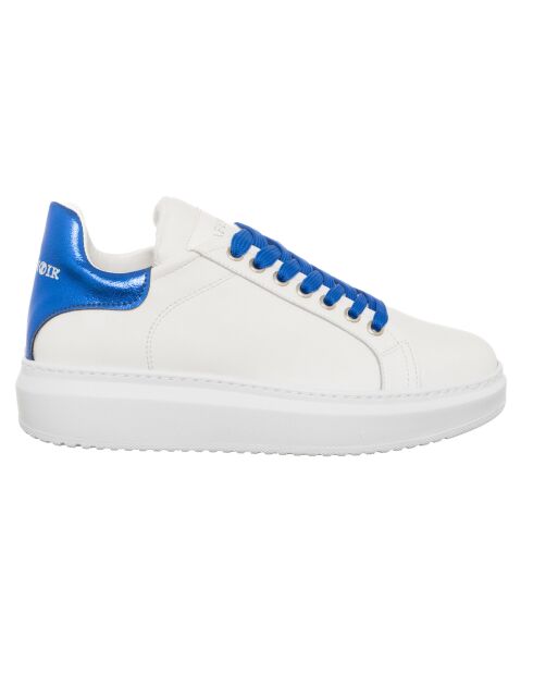 Sneakers en Cuir Ona blanc/bleu