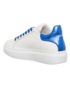 Sneakers en Cuir Ona blanc/bleu