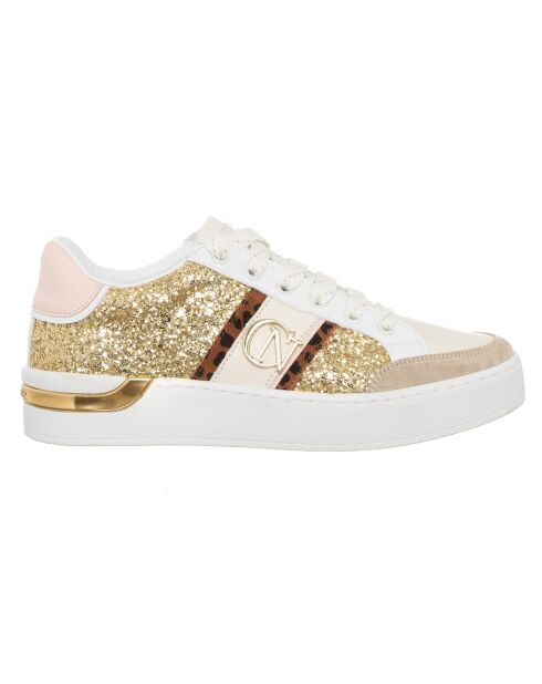 Sneakers Plato blanc/doré