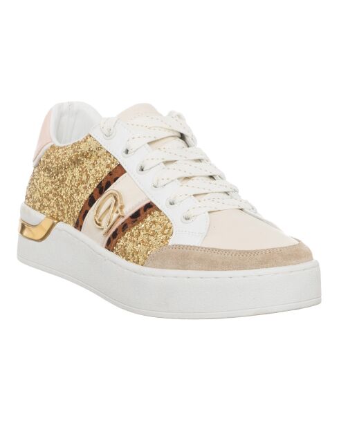 Sneakers Plato blanc/doré