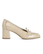 Escarpins en Cuir Cali beiges - Talon 6 cm
