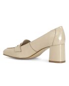 Escarpins en Cuir Cali beiges - Talon 6 cm