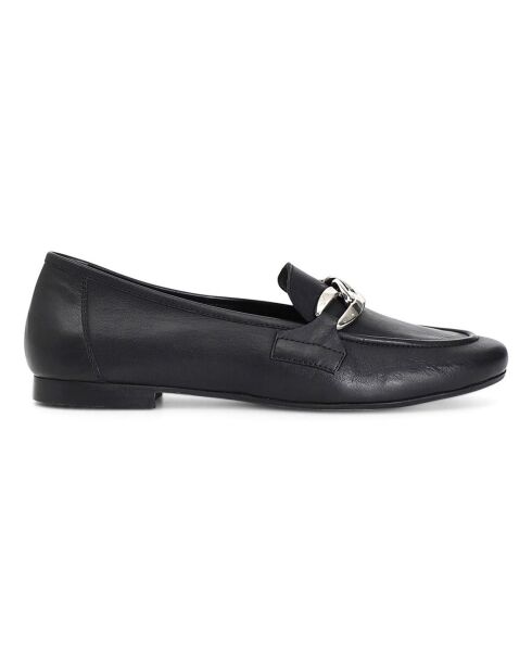 Mocassins en Cuir Glino noirs