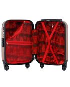 XXS Cabin Suitcase 4 enkele wielen Bucharest 46 cm roségoud