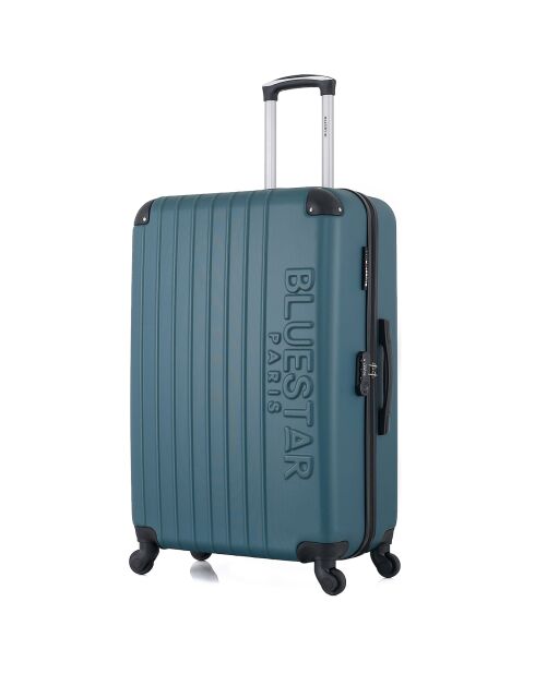 Maleta de larga estancia Bucharest con 4 ruedas y una sola rueda, 75 cm, verde oscuro