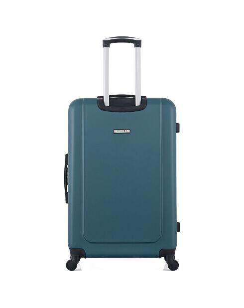 Maleta de larga estancia Bucharest con 4 ruedas y una sola rueda, 75 cm, verde oscuro