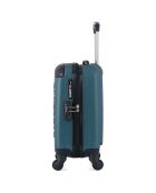 Bucharest Cabinekoffer met 4 wielen en enkele wielen 46 cm donkergroen