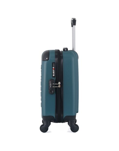 Bucharest Cabinekoffer met 4 wielen en enkele wielen 46 cm donkergroen