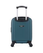 Bucharest Cabinekoffer met 4 wielen en enkele wielen 46 cm donkergroen