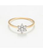 Anillo Stella Diamond en oro amarillo de 0,05 quilates