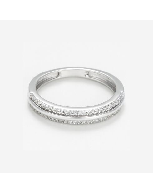 Anillo Nawa Diamonds de oro blanco de 0,14 quilates