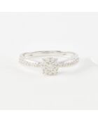Bague Principessa Diamants 0.28 ct or blanc
