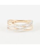 Sarah Diamantring 0,217 Karat Gelbgold