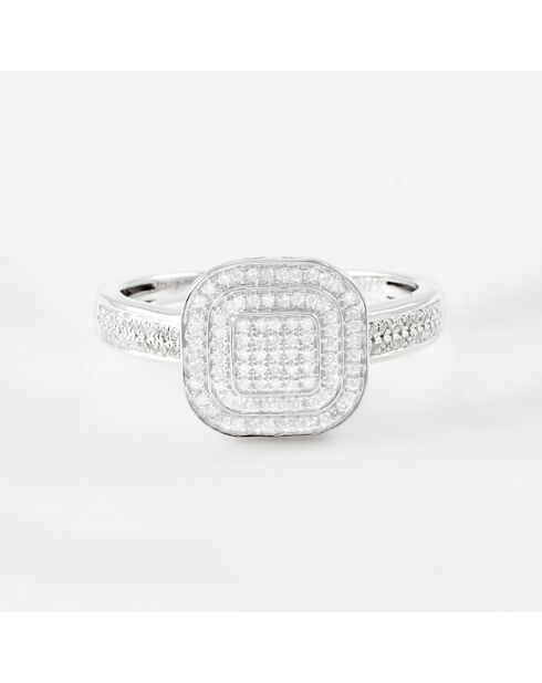Bague Jasmine Diamants 0.23 ct Or Blanc
