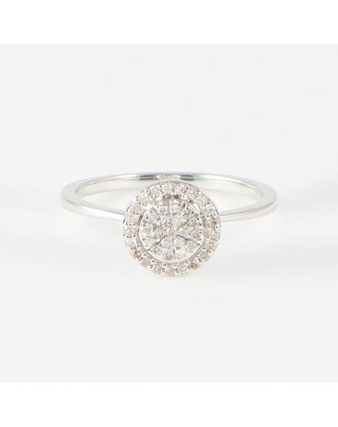 Ysalis Diamantring 0,139 Karat Weißgold