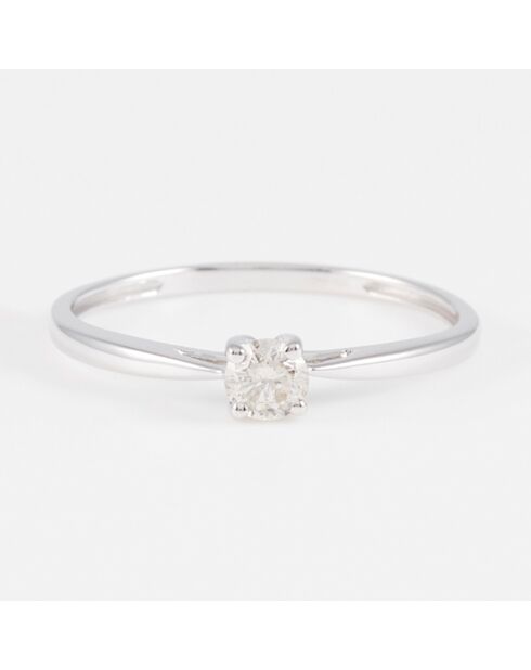Bague Paulina Diamant 0.16 ct or blanc