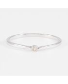 Bague Mayte Diamant 0.04 ct or blanc