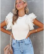 Top Charline blanc